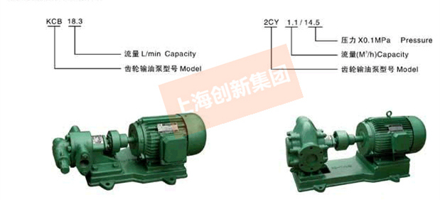 2CY系列齿轮油泵型号说明